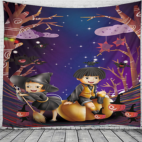 

Classic Theme / Halloween Wall Decor 100% Polyester Classic / Psychedelic Wall Art, 150100 cm Decoration