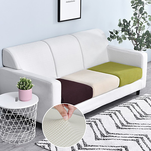 

Sofa Cover Solid Colored Yarn Dyed Polyester Slipcovers