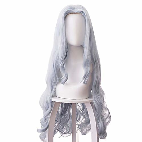 

new my boku no hero academia season 4 eri cosplay costume long wigs hair wig(grey-blue)