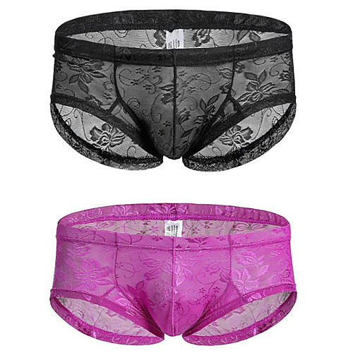 

Men's 2 Piece Print Boxers Underwear - Normal Low Waist Multi color M L XL