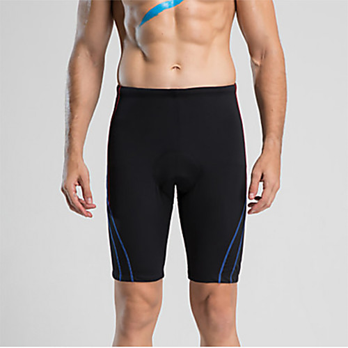 

Men's Cycling Padded Shorts Polyester Bike Shorts Padded Shorts / Chamois Bottoms Breathable 3D Pad Quick Dry Sports Solid Color Black Mountain Bike MTB Road Bike Cycling Clothing Apparel Advanced