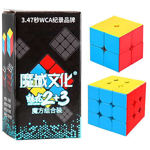 

Speed Cube Set 2 pcs Magic Cube IQ Cube MoYu 222 333 Speedcubing Bundle Stress Reliever Puzzle Cube Stickerless Smooth Office Desk Toys Kid's Adults Toy Gift