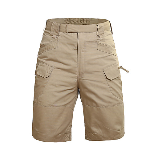 

Men's Hiking Shorts Waterproof Breathable Quick Dry Ventilation Fall Spring Summer Camo / Camouflage Bottoms for Camping / Hiking Hunting Fishing Black Army Green Camouflage S M L XL XXL