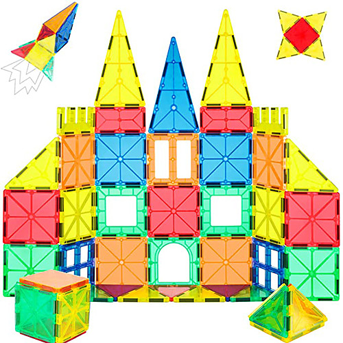 

Magnetic Tiles Building Blocks 3D Magnetic Blocks Building Bricks 40 pcs STEAM Toy Geometric Pattern Educational Building Toys All Toy Gift / Kid's