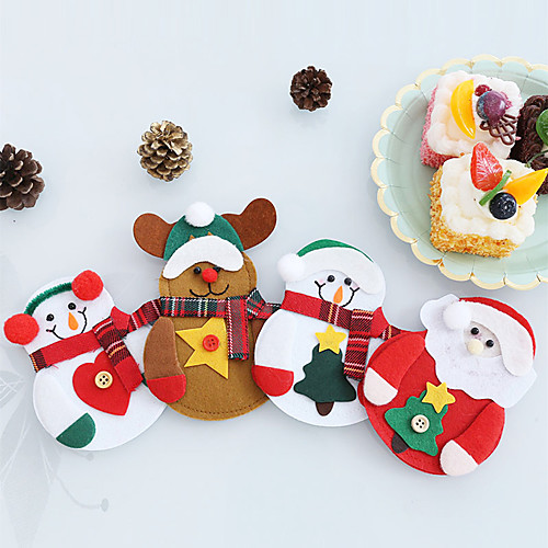 

4pcs Christmas Decorations Christmas Ornaments, Holiday Decorations Party Garden Wedding Decoration 15.59.8 cm