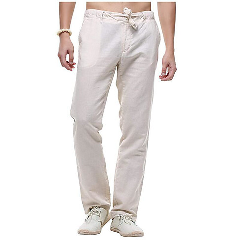 

mens casual rugby trousers with elasticated waist drawstring