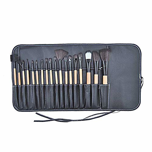 

18pcs cosmetic makeup brushes set,makeup brush kit with bag eye shadow brush wood handle
