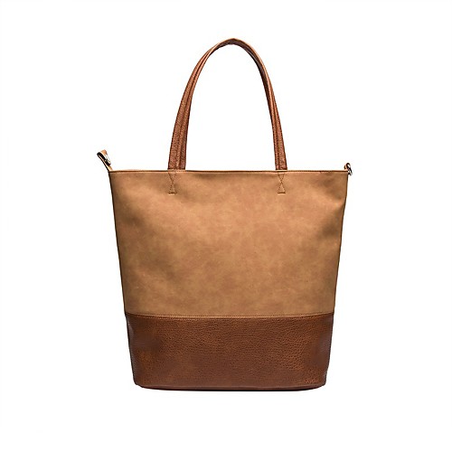 

Women's Bags PU Leather Top Handle Bag Zipper Outdoor Handbags Black Khaki Dark Green Brown