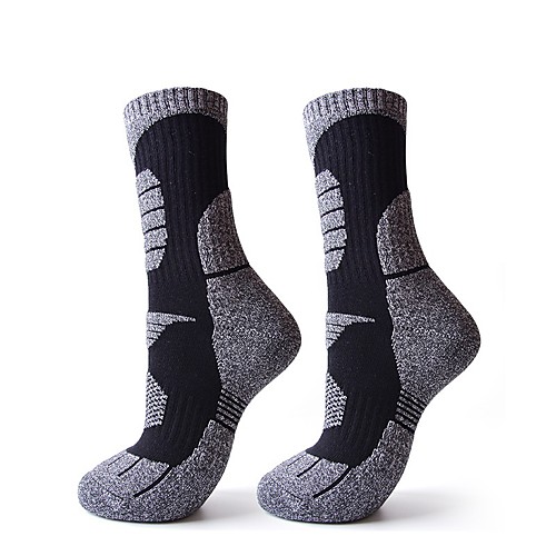 

R-BAO Men's Athletic Sports Socks Ski Socks Camping / Hiking Hunting Ski / Snowboard Cushion Breathability High Elasticity Cotton Ankle Socks Ski Wear / Winter / Patchwork / Stretchy