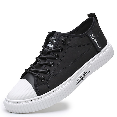 

Men's Sneakers Casual Daily Denim Black Khaki Fall Spring