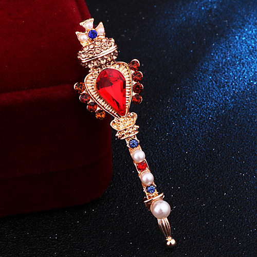 

Wedding Party / Daily Wear Party Accessories Brooches & Pins Metal / Color Block / Crystals / Rhinestones Alloy Fashion / Creative / Wedding