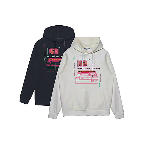 

Women's Men's Pullover Hoodie Sweatshirt Graphic 3D Chinese Style Weekend 3D Print Casual Streetwear Hoodies Sweatshirts White Black