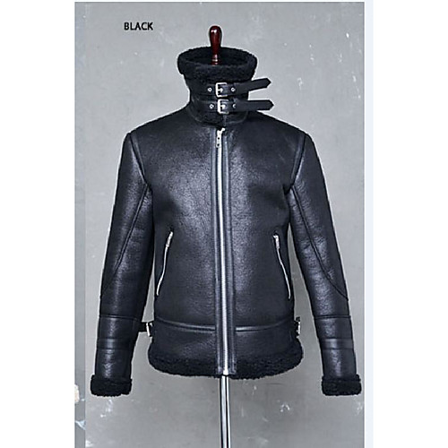 

mens pea coat slim fit.men autumn winter highneck warm fur liner lapel zipper outwear top coat brown
