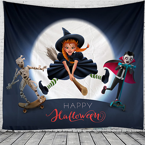 

Classic Theme / Halloween Wall Decor 100% Polyester Classic / Psychedelic Wall Art, 150100 cm Decoration