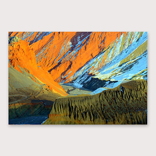 

Oil Painting Hand Painted Horizontal Abstract Modern Stretched Canvas