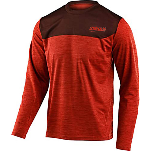 

21Grams Men's Long Sleeve Cycling Jersey Winter Black Red Dark Gray Novelty Bike Jersey Top Mountain Bike MTB Road Bike Cycling Thermal Warm Breathable Quick Dry Sports Clothing Apparel / Stretchy