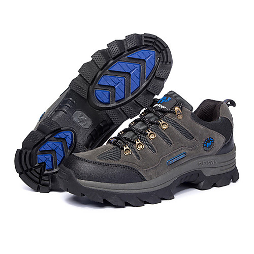 

Men's Hiking Shoes Hiking Boots Breathable Non-Skid Wear Resistance Low-Top Camping / Hiking Hunting Fishing Autumn / Fall Winter Spring Army Green Grey Brown