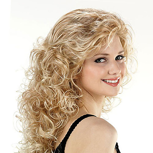 

Synthetic Wig Curly Asymmetrical Wig Long Silver grey Brown Synthetic Hair Women's Fashionable Design Exquisite Romantic Brown Gray