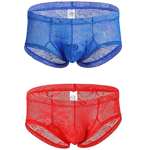 

Men's 2 Piece Print Boxers Underwear - Normal Low Waist Multi color M L XL