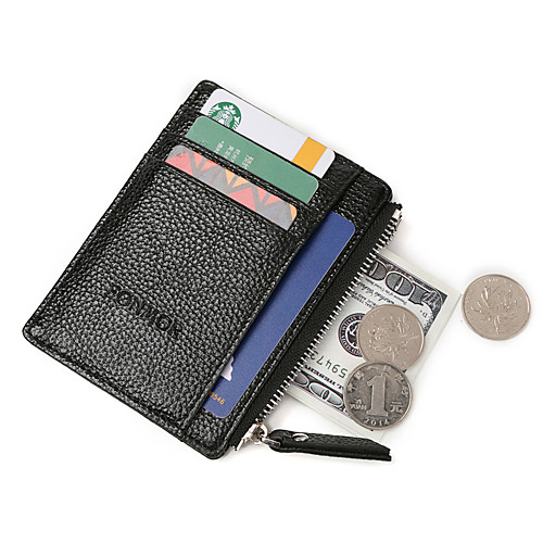 

Unisex Bags Wallet Zipper Daily Outdoor Black Red Brown