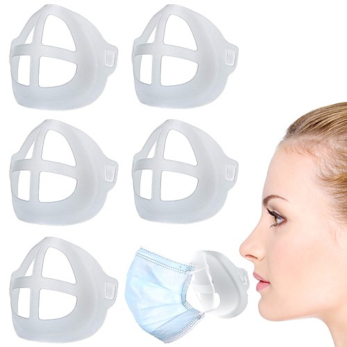 

3D Breathable Valve Mouth Mask Support Breathing Assist Mask Inner Cushion Bracket Food Grade PE Mask Holder