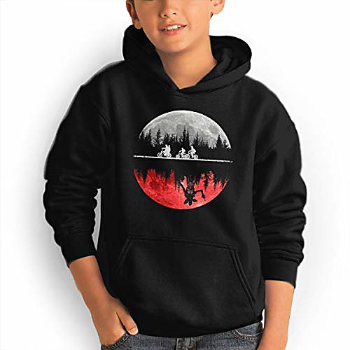 

hawkins the upside down 1983 stranger-things inspired youth for boys/girls/kids/mens short sleeve t-shirt black (medium, youth hoodie)