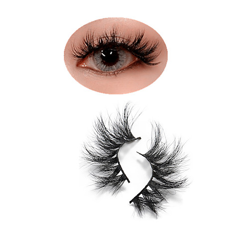 

Mink Lashes 100% Cruelty free Fluffy Wispy Long lasting Eye Lashes Mink Eyelashes Solt False Eyelashes