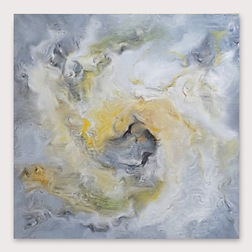

Oil Painting Hand Painted Square Abstract Modern Stretched Canvas