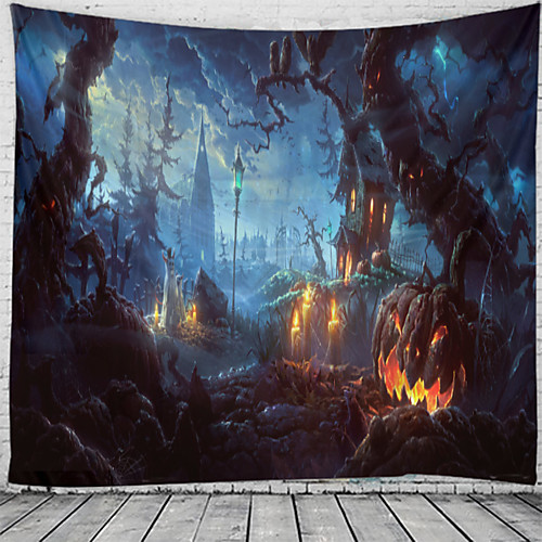 

Classic Theme / Halloween Wall Decor 100% Polyester Classic / Psychedelic Wall Art, 150100 cm Decoration