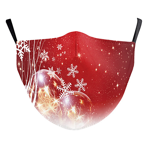 

Face cover Men's Polyester One-Size Red 1pc / pack Adults Anti-UV Daily Punk & Gothic All Seasons