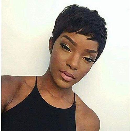 

synthetic wigs short pixie cut wig for black women brazilian wigs (1 b)
