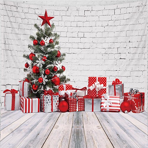

Christmas Santa Claus Wall Tapestry Art Decor Blanket Curtain Picnic Tablecloth Hanging Home Bedroom Living Room Dorm Decoration Gift Polyester