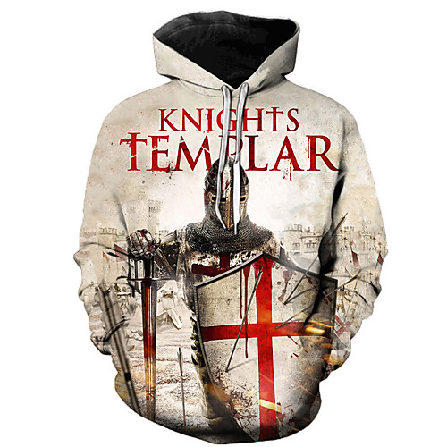 

Inspired by The Last Templar Knights Templar Cosplay Costume Hoodie Terylene Graphic Printing Hoodie For Women's / Men's