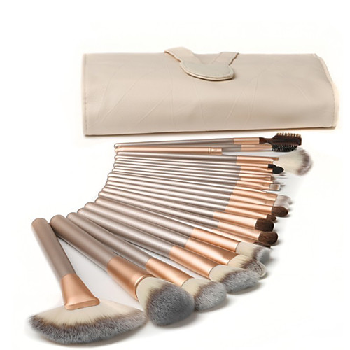 

Professional Makeup Brushes 24pcs Full Coverage Wooden / Bamboo for Makeup Brushes