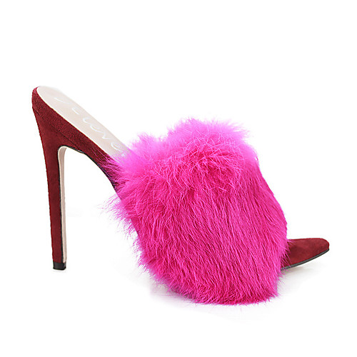 

Women's Heels Stiletto Heel Pointed Toe Basic Daily Walking Shoes PU Solid Colored Black / Red Black Yellow