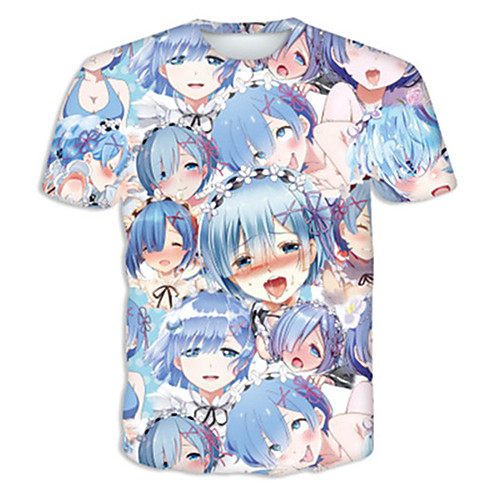 

Inspired by Ahegao Ahegao Cosplay Costume T-shirt Terylene 3D Printing T-shirt For Women's / Men's
