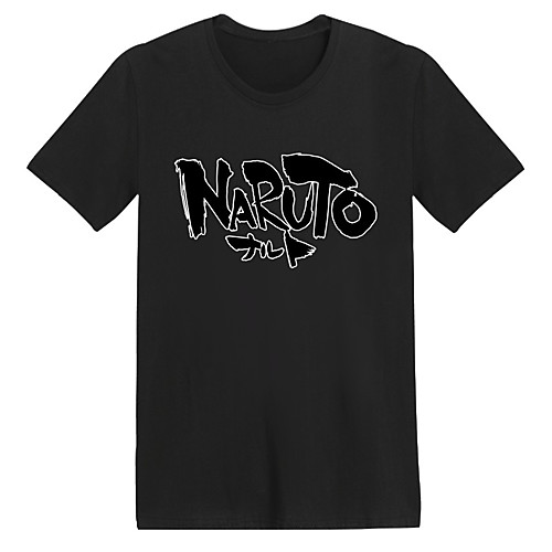 

Inspired by Naruto Cosplay T-shirt Polyester / Cotton Blend Letter Printing T-shirt For Women's / Men's