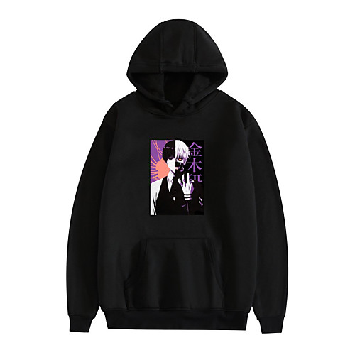 

Inspired by Tokyo Ghoul Kaneki Ken Hoodie Polyester / Cotton Blend Graphic Prints Printing Hoodie For Women's / Men's