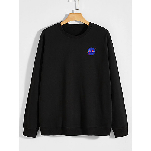 

Men's Pullover Sweatshirt Graphic Basic Hoodies Sweatshirts Black Wine