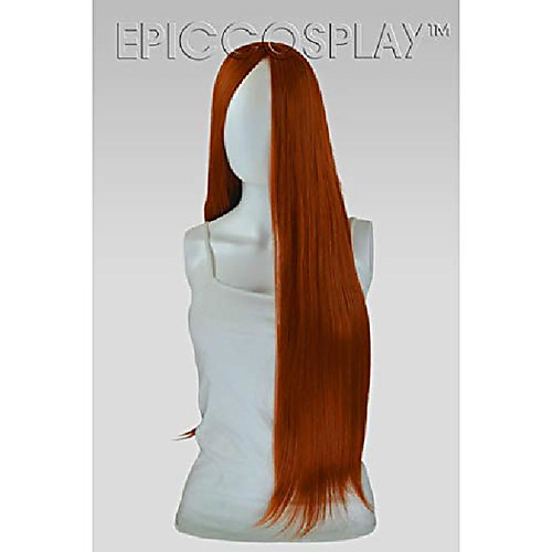 

eros bang-less versatile cosplay wig (copper red)
