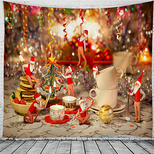 

Christmas / Classic Theme Wall Decor 100% Polyester Classic / Fantasy Wall Art, 150100 cm Decoration