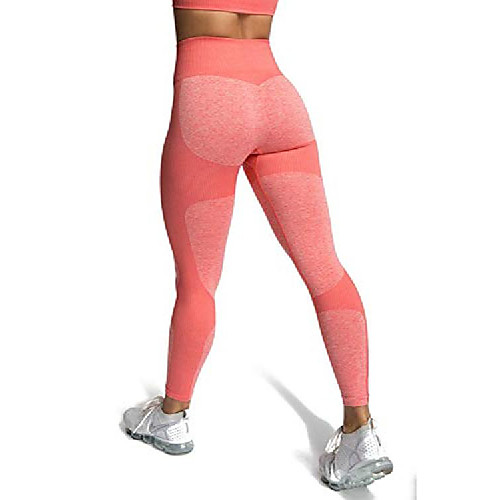 

high waisted workout leggings for women,soft seamless leggings gymshark leggings,lift tummy control running leggings(pink,small)