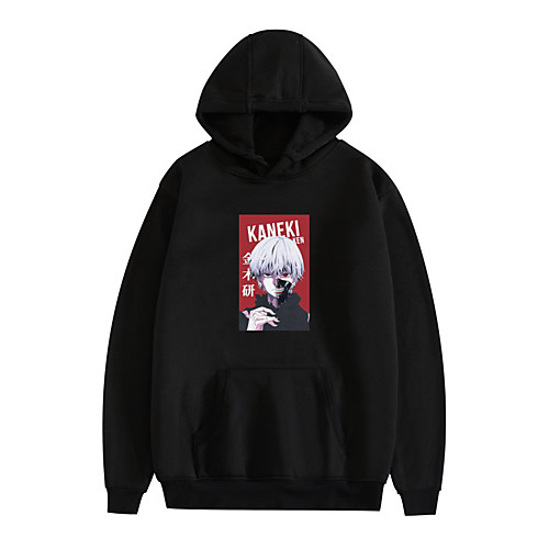 

Inspired by Tokyo Ghoul Kaneki Ken Hoodie Polyester / Cotton Blend Graphic Prints Printing Hoodie For Women's / Men's