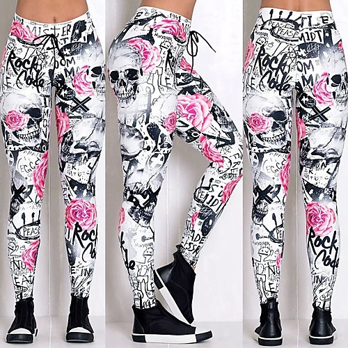women's sugar skull printed leggings christmas brushed buttery soft ankle length tights high waist yoga pants white
women's sugar skull printed leggings christmas brushed buttery soft ankle length tights high waist yoga pants white