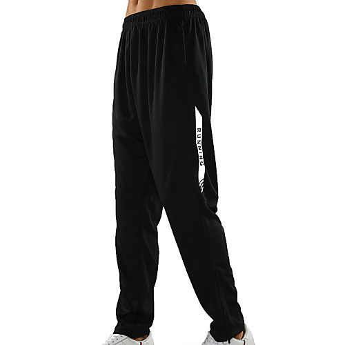 

Men's Running Pants Track Pants Street Bottoms Winter Fitness Gym Workout Running Walking Jogging Thermal Warm Breathable Soft Sport Solid Colored Black / Micro-elastic / Athleisure