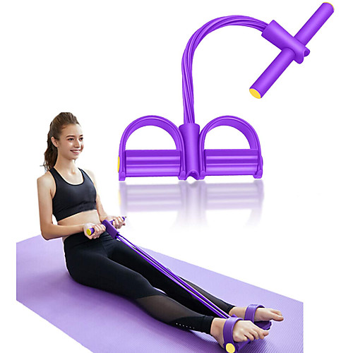

Pedal Resistance Band Sit-up Pull Rope Pull up Assistance Bands 1 pcs Sports TPE EVA Home Workout Yoga Gym Workout Portable Stretchy Durable Lightweight Tummy Control Weight Loss For Men Women