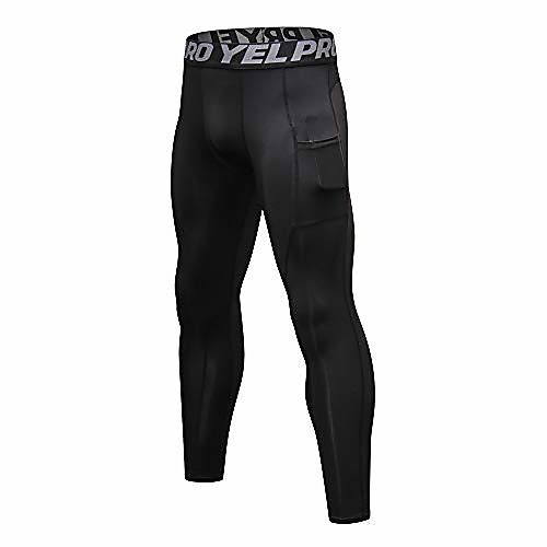 

running leggings for men,sports mens compression pants base layer running workout leggings tights for men black