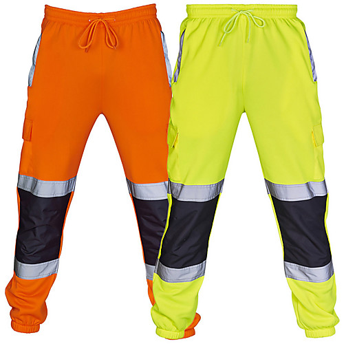 

Men's Sweatpants Joggers Jogger Pants Street Bottoms Reflective Strip Drawstring Cotton Winter Fitness Gym Workout Running Training Exercise Thermal Warm Reflective Breathable Sport Solid Colored