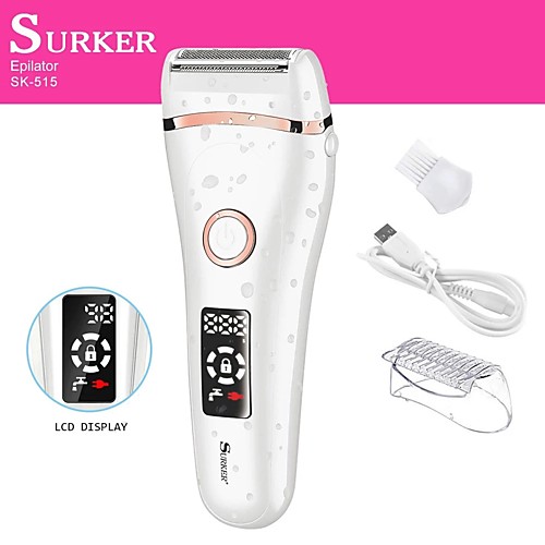 

Electric Razor Painless Lady Shaver For Women Bikini Trimmer For Whole Body Waterproof USB Charging LCD Display Wet Dry Using