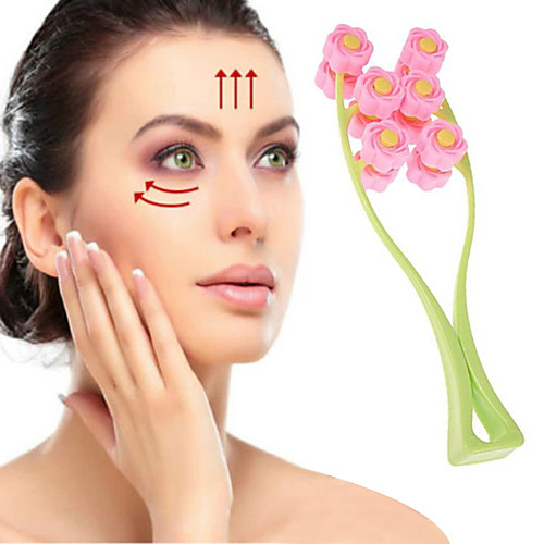 

Facial Massager Roller Portable Flower Shape Anti Wrinkle Face-Lift Slimming Face Relaxation Beauty Tools